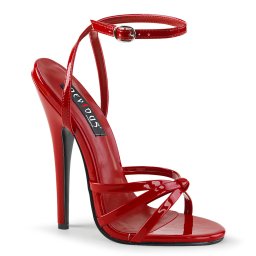 Pleaser Domina-108 Red Pat 41