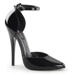 Pleaser Domina-402 Blk Pat 45