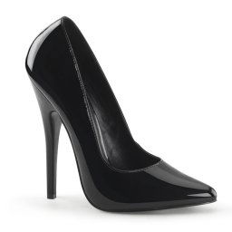 Pleaser Domina-420 Blk Pat 40
