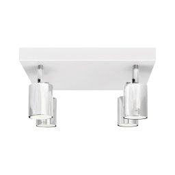 Spot LED TUNE 4xGU10/4,8W/230V crom mat/alb
