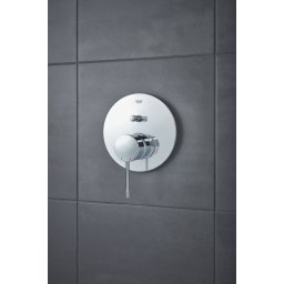 Baterie cada si dus incastrata Grohe Essence, 2 iesiri, crom - 24058001