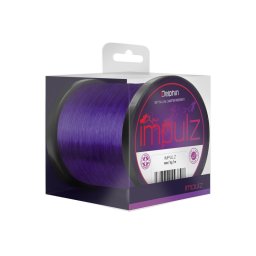 Nylon monofilament Delphin IMPULZ 1200 m, violet
