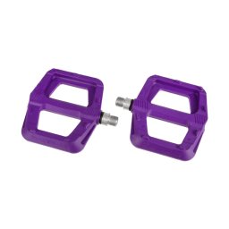 Pedale profesionale Race Face Ride, material compozit, 18 pini, culoare mov