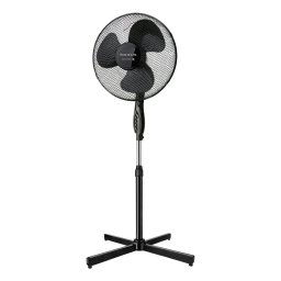 Ventilator Ponent 16 C Elegance, 41 W, 3 Viteze, Miscare oscilatorie, Diametrul 40 cm. Debit de aer 50,3 m3/min, Picior reglabil pe inaltime,Negru