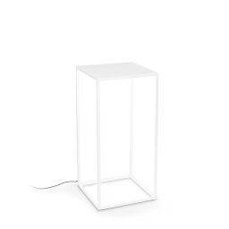 Măsută iluminată de exterior Ipotesi 282244, 16W LED, H:73 cm, IP44, albă