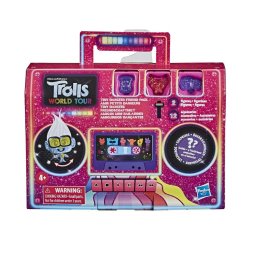 Set 2 figurine Trolls Tiny Dancers, cu 12 accesorii, 4 ani+, Multicolor, 3 cm