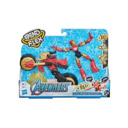 Figurina Bend and Flex Avengers - Iron Man Flex Rider