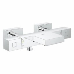Baterie cada cu termostat Grohe Grohtherm Cube crom lucios