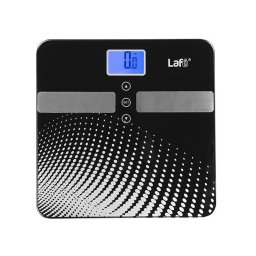 Cantar Cantar electronic cu analiza Lafe WLS003.0 LAFWAG46346, Capacitate 150 kg mx, Functie de memorie,Afisaj: LCD, Negru