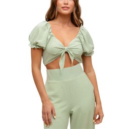 RUT & CIRCLE Top Fiona RUT-23-02-16 light green