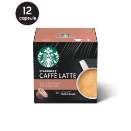 12 Capsule Starbucks Caffe Latte - Compatibile Dolce Gusto