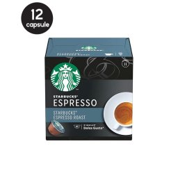 12 Capsule Starbucks Espresso Roast – Compatibile Dolce Gusto