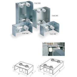 Placa ghidaj superior cu 2 role 30 mm Brevetti Adem 266
