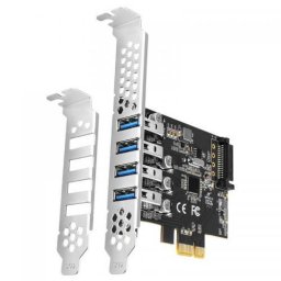 Adaptor PCI-Express PCEU-43RS, 4x USB 3.0