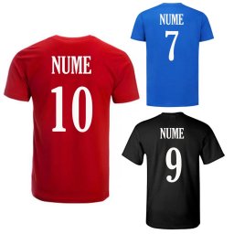 Tricou personalizat Nume si Numar, poliester ClimaCool
