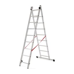 Scara aluminiu, Master, 2 tronsoane, 9 trepte, max 150 kg, 2.58-4.27 m