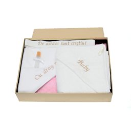 Trusou botez Premium Roz