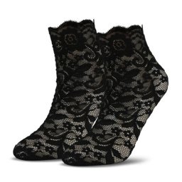 Gatta Journal 01 Lace Socks Nero