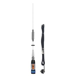 Antena CB President Mississippi, 72cm, 26-28MHz, 4m cablu RG58 cu montura inclus