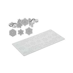 Banda Silicon Dantela Fulgi Zapada 40 x 20 x H 0.18 cm (TRD18)