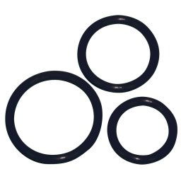 You2Toys Cock Ring Trio Black