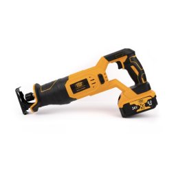 Fierastrau sabie cu 2 acumulatori 24V 5Ah 3300rpm Galben