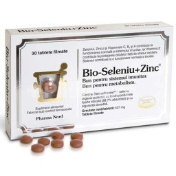 Bio Seleniu + Zinc, 30 tablete, Pharma Nord