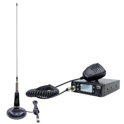 Pachet Statie radio CB PNI Escort HP 9700 USB si Antena CB PNI LED 2000 cu baza magnetica, alimentare 12V / 24V, mufa de briche