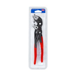 Set Knipex Cobra High-tech, 2 x cleste reglabil, pentru instalatori, dispozitiv autoblocare, manere multicomponente, 180-250 mm, 003120V01