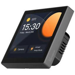 Panou Sonoff NSPanel Pro, Smart, Wifi, hub Zigbee 3.0, termostat, control aplicatie, interfon - Negru