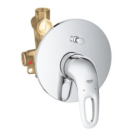 Baterie cada si dus incastrata Grohe Eurostyle, cu corp incastrat, crom - 33637003