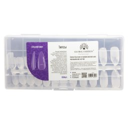 Set tipsuri dizolvabile, 504 bucati, 12 marimi, forma oval