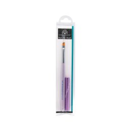 Pensula unghii cu varf diagonal, pentru aplicare gel UV, GF-16-6, Nr. 6, violeta