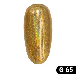Pigment unghii Holographic Gold G65