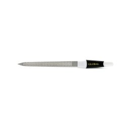 Pila metalica pentru unghii G-85, Global Fashion, alba/neagra