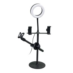 Lampă circulară cu trepied, Led SP-45, suport telefon, USB, selfie, make-up