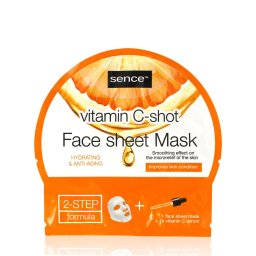Sence Beauty Masca de fata 20 ml+Serum 5 ml Vitamin C Hydrating&Anti-Aging