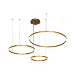 Lustră LED pe cablu dimabilă LED/136W/230V cupru Zambelis 1956-D
