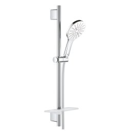 Set de dus Grohe Rainshower 130 Smartactive, bara 600 mm, 3 jeturi, moon white - 26576LS0