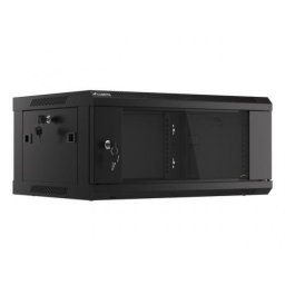 Lanberg wall-mounted rack 19'' demounted flat pack 4U/600x450mm black