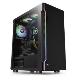 Carcasa Thermaltake H200, MidTower, Tempered Glass, Negru