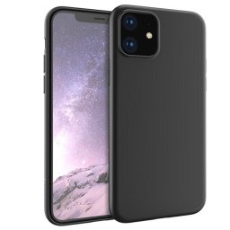 Husa compatibila cu Apple iPhone 11 - 3MK silicon TPU Negru Mat