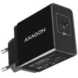 Incarcator retea AXAGON ACU-PD22, Smart Charging, 1x 5V/3A USB Type-C port, PD, Negru