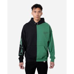 Hanorac Oversized Sleeve - black/green Mărime: S