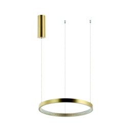 Lustră LED pe cablu dimabilă LED/50W/230V auriu Zambelis 2007
