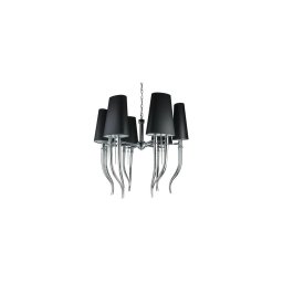 Azzardo AZ1390 - Lustră pe lanț DIABLO 12xE14/11W/230V negru