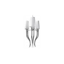 Azzardo AZ1232 - Lustră pe lanț DIABLO 6xE14/11W/230V alb