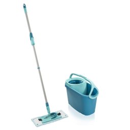 Set curatenie Leifheit Clean Twist M Ergo, mop plat + galeata