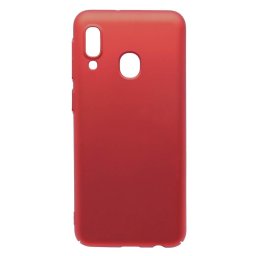 Husa Just Must Carcasa Uvo Samsung Galaxy A40 Red (material fin la atingere, slim fit)