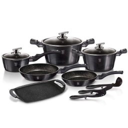 14 piece pot set Berlinger Haus BH/6911 Metallic Line Carbon Pro Edition